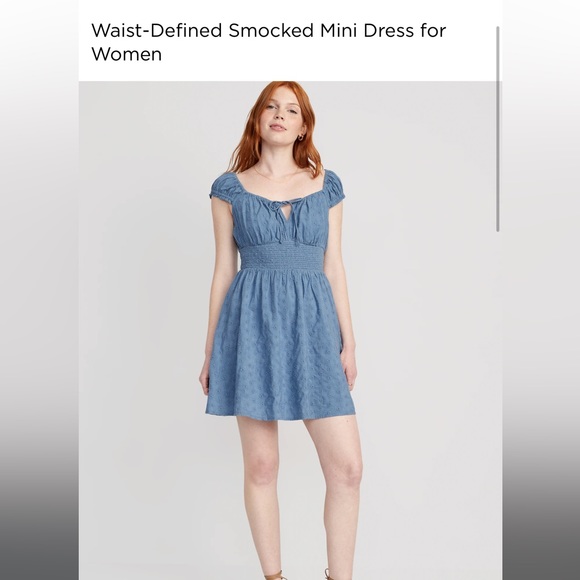 Old Navy Dresses & Skirts - Old Navy Waist-Defined Smocked Mini Dress